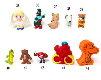 ヴィンテージ80年代おもちゃフィギュアPVCミニ漫画あなたが選ぶ - Etsy
