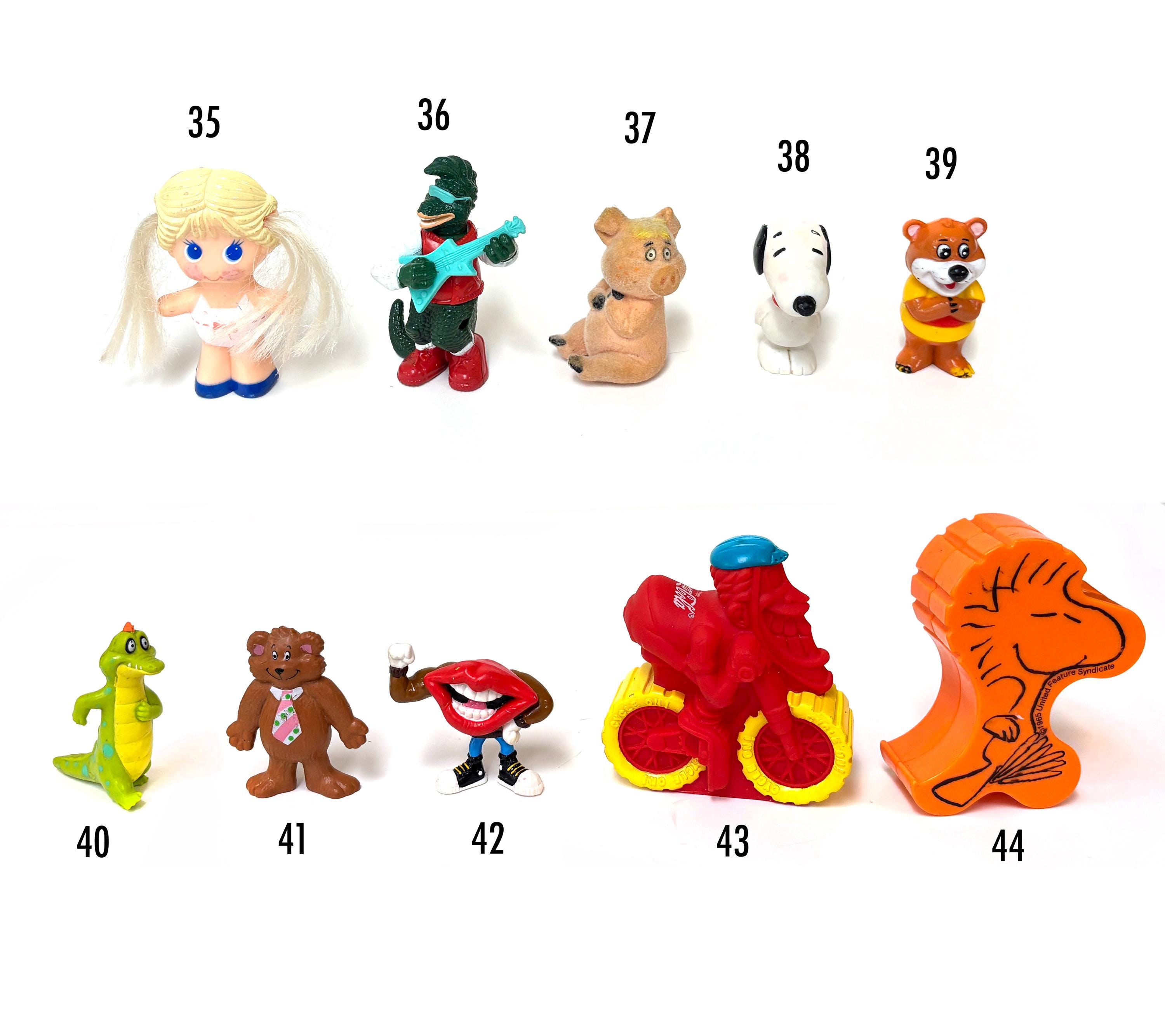 ヴィンテージ80年代おもちゃフィギュアPVCミニ漫画あなたが選ぶ - Etsy