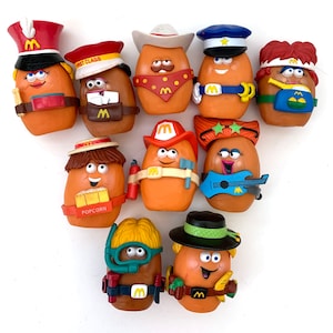 mcnugget toys Best Sale McDonalds 1988 Chicken McNugget Nugget Buddies Complete Set of 10 Loose eBay