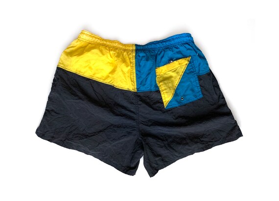 Vintage Champion swim trunks shorts 80s 90s blue … - image 3