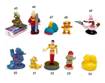 ヴィンテージ80年代おもちゃフィギュアPVCミニ漫画あなたが選ぶ - Etsy