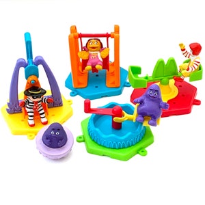 Vintage Carnival happy meal complete set 1990 Ronald hamburgler birdie grimace 90s