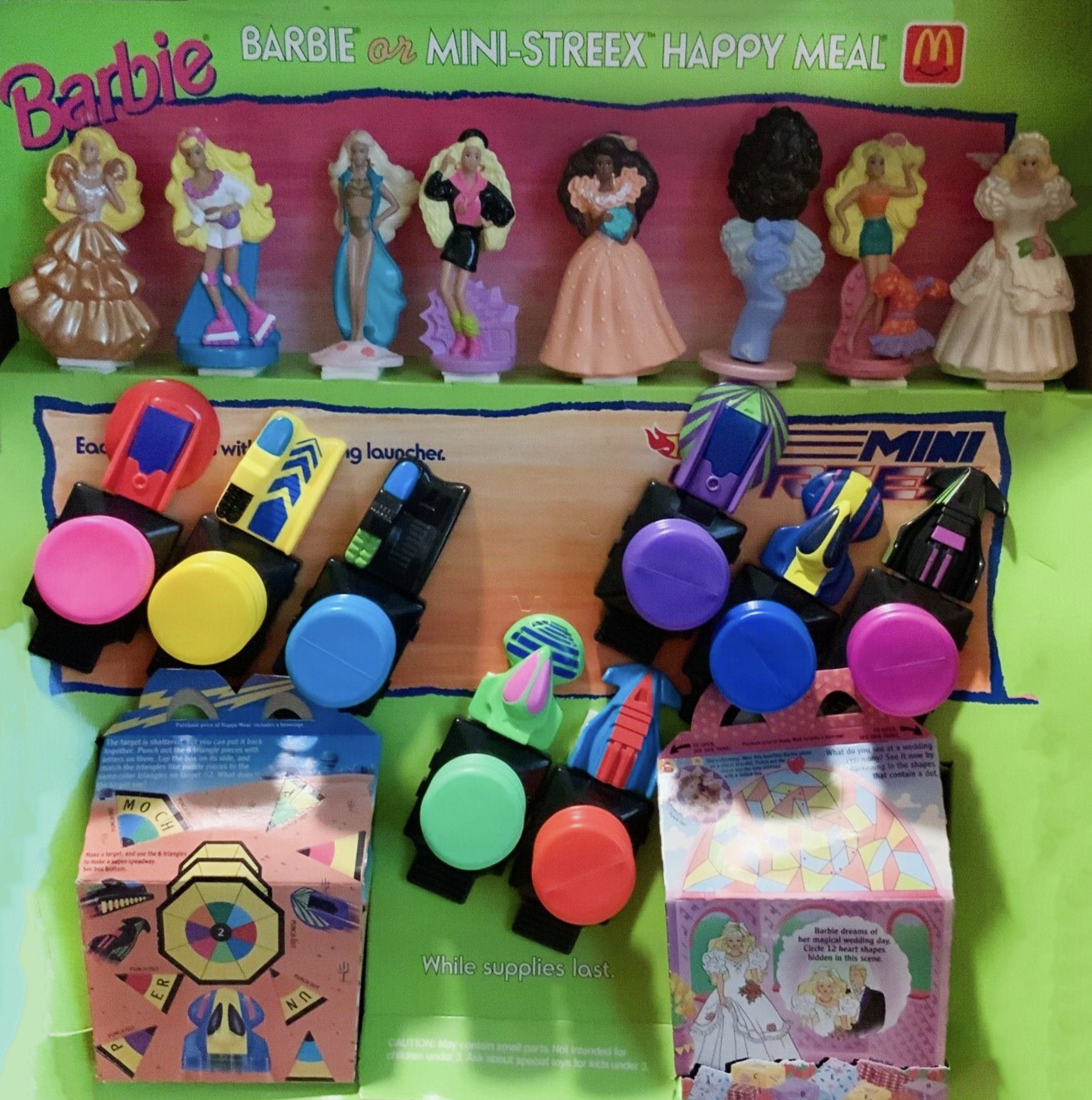 Vintage Mini Streex Happy Meal 1992 Air Pump Cars 90s Mcdonalds