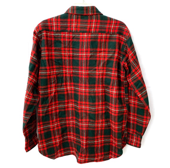 Vintage flannel shirt wool Congress sportswear me… - image 2