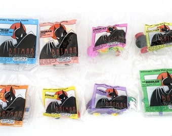 Vintage BATMAN the Animated Series Happy Meal Toys 1993 - Etsy Israel