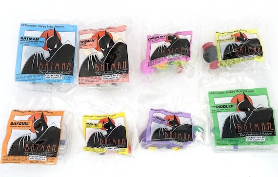 Vintage BATMAN the Animated Series Happy Meal Toys 1993 - Etsy