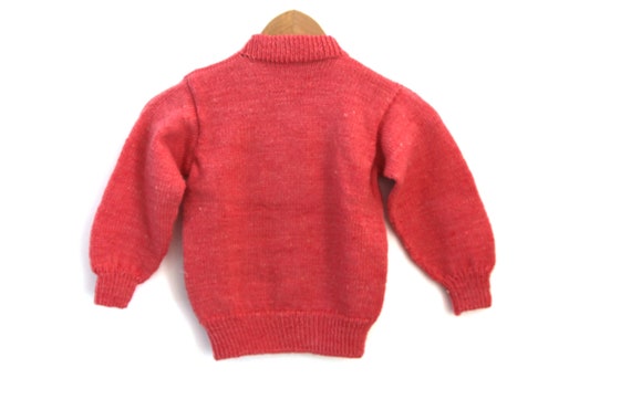 Vintage 80s Hello Kitty sweater wool kids 6 7 - image 3