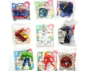 希少 国内未発売 マーベル マクドナルド ハッピーミール おまけ 20点 ヴィンテージ マーベル スーパーヒーロー ハッピーミール トイ 1996年