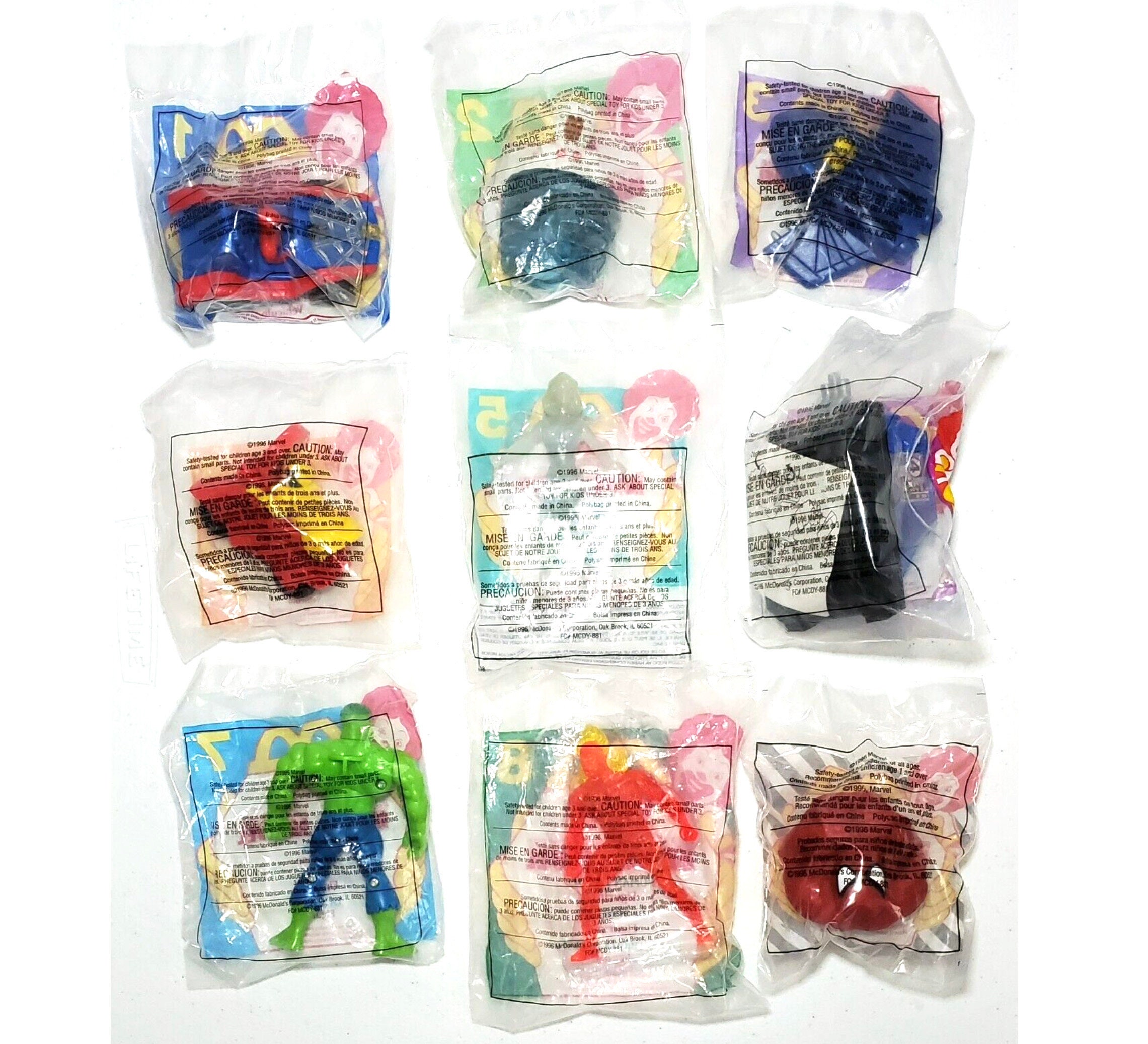 ✨激レア✨ ヴィンテージ レトロ フィギュア おもちゃ MARVEL マック ヴィンテージ マーベル スーパーヒーロー ハッピーミール