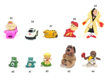 ヴィンテージ80年代おもちゃフィギュアPVCミニ漫画あなたが選ぶ - Etsy