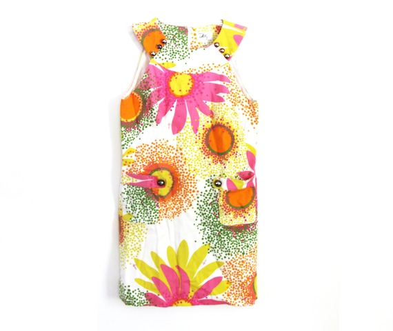 Vintage 70s dress floral Milly of New York - image 1
