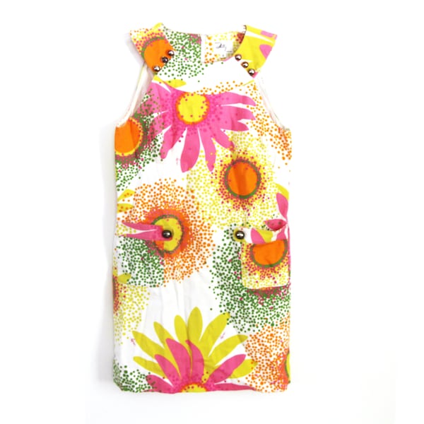 Vintage 70s dress floral Milly of New York