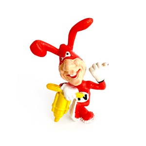 Vintage Dominos Noid pvc figure toy 1988 80s 90s