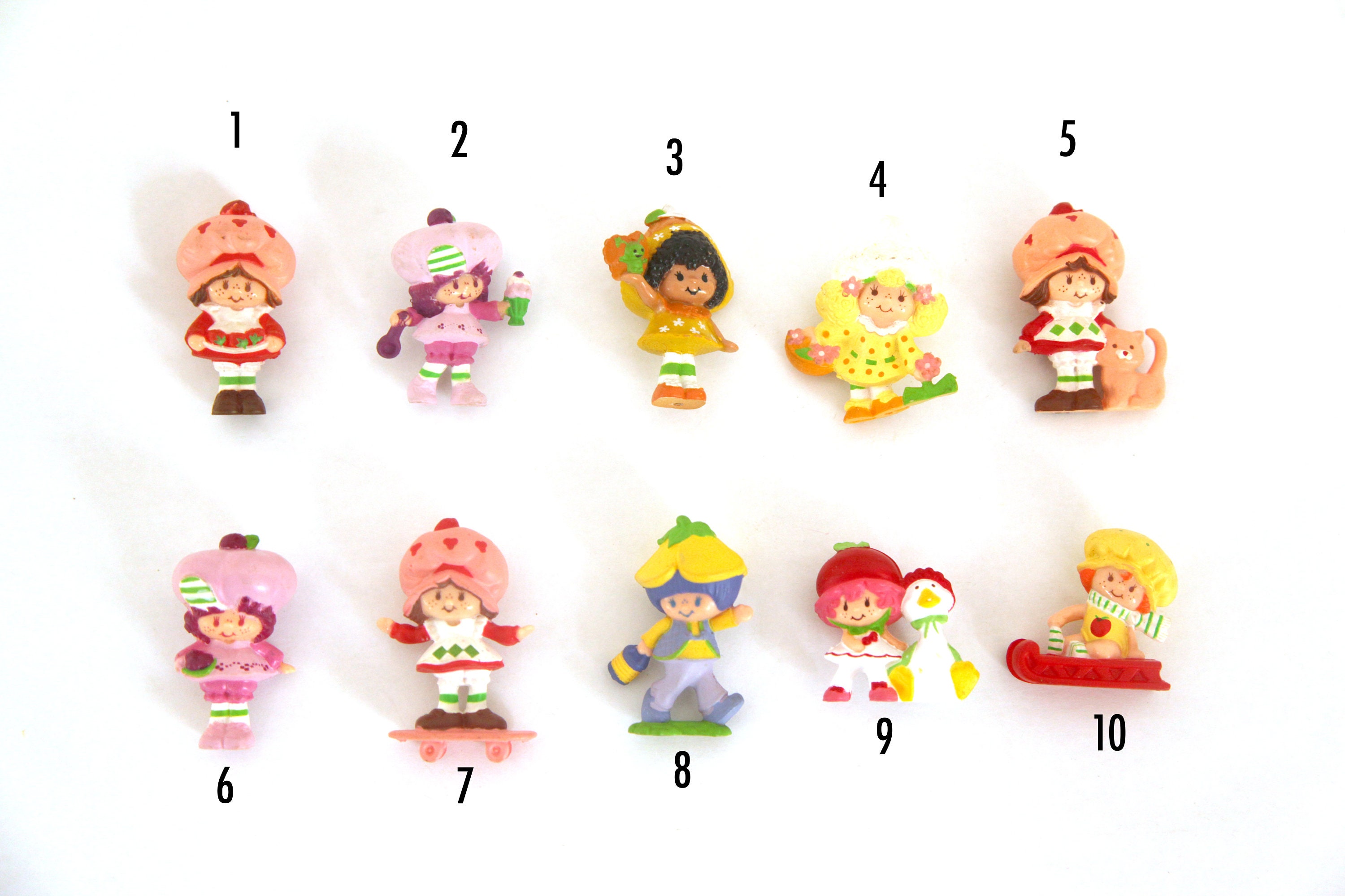 ヴィンテージ ストロベリーショートケーキ ミニPVCフィギュア 70年代