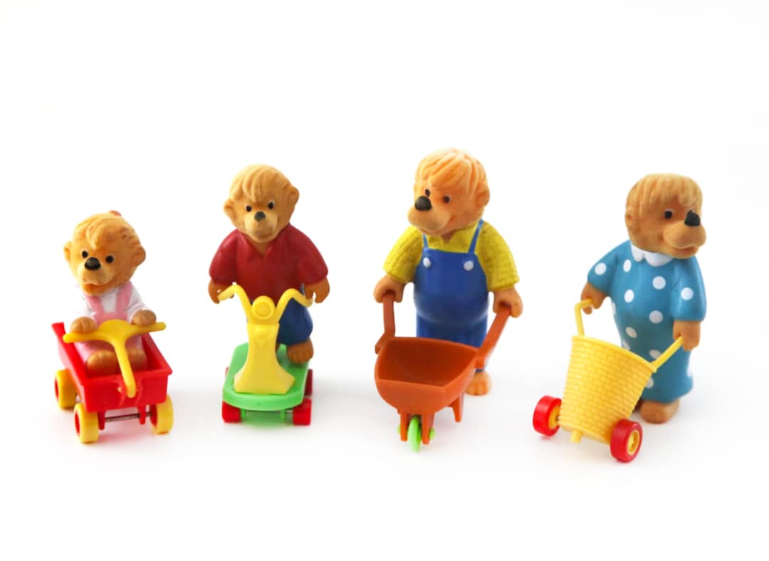 Vintage 80s Berenstain bear toys MCDONALDS happy meal 1987 Etsy