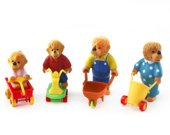 Vintage 80s Berenstain bear toys MCDONALDS happy meal 1987