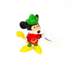 Vintage Mickey mouse pvc figure toy 70s 80s image 1