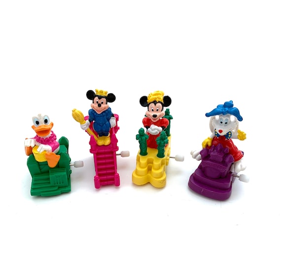 Vintage Disney wind up toys Mickey Minnie Roger Rabbit Surprise Celebration Parade Burger King
