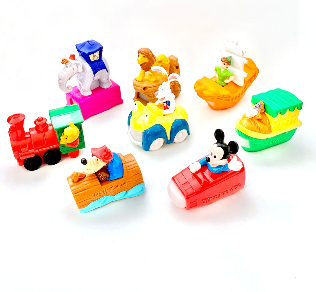 Vintage Disneyland Adventures Toys Mcdonalds 1994 Mickey Pooh