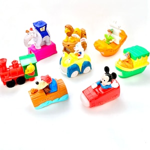 Vintage Disneyland Adventures toys  McDonalds 1994 40th anniversary Mickey Pooh roger rabbit splash mountain jungle cruise  Disney car