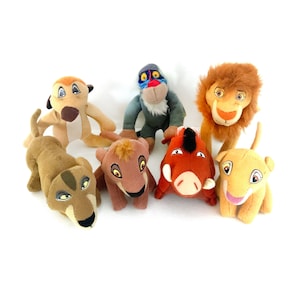 Vintage Lion King Simba’s Pride plush toys loose or sealed 1998