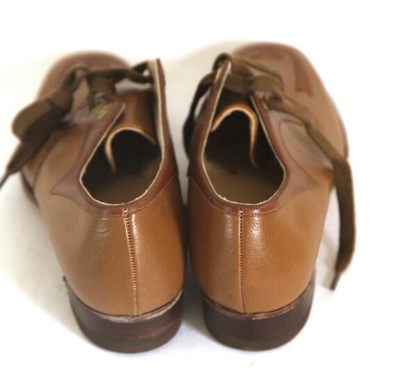 Vintage brown leather shoes womens 7.5 goodyear w… - image 5