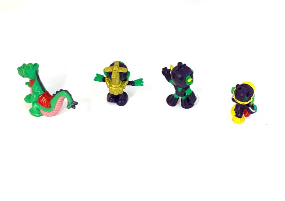 Vintage Astroniks Happy Meal Toys Figure Lot of 4 80s Smurfs
