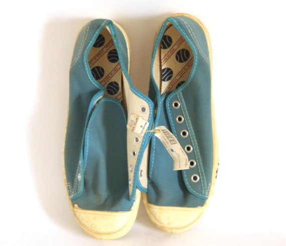 Vintage 60s Canvas tennis shoes Woolworth mens 5.5