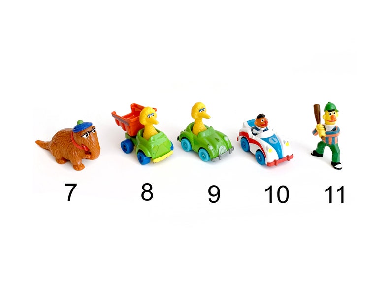 Vintage Sesame Street toy figures YOU PICK 80s 90s image 3