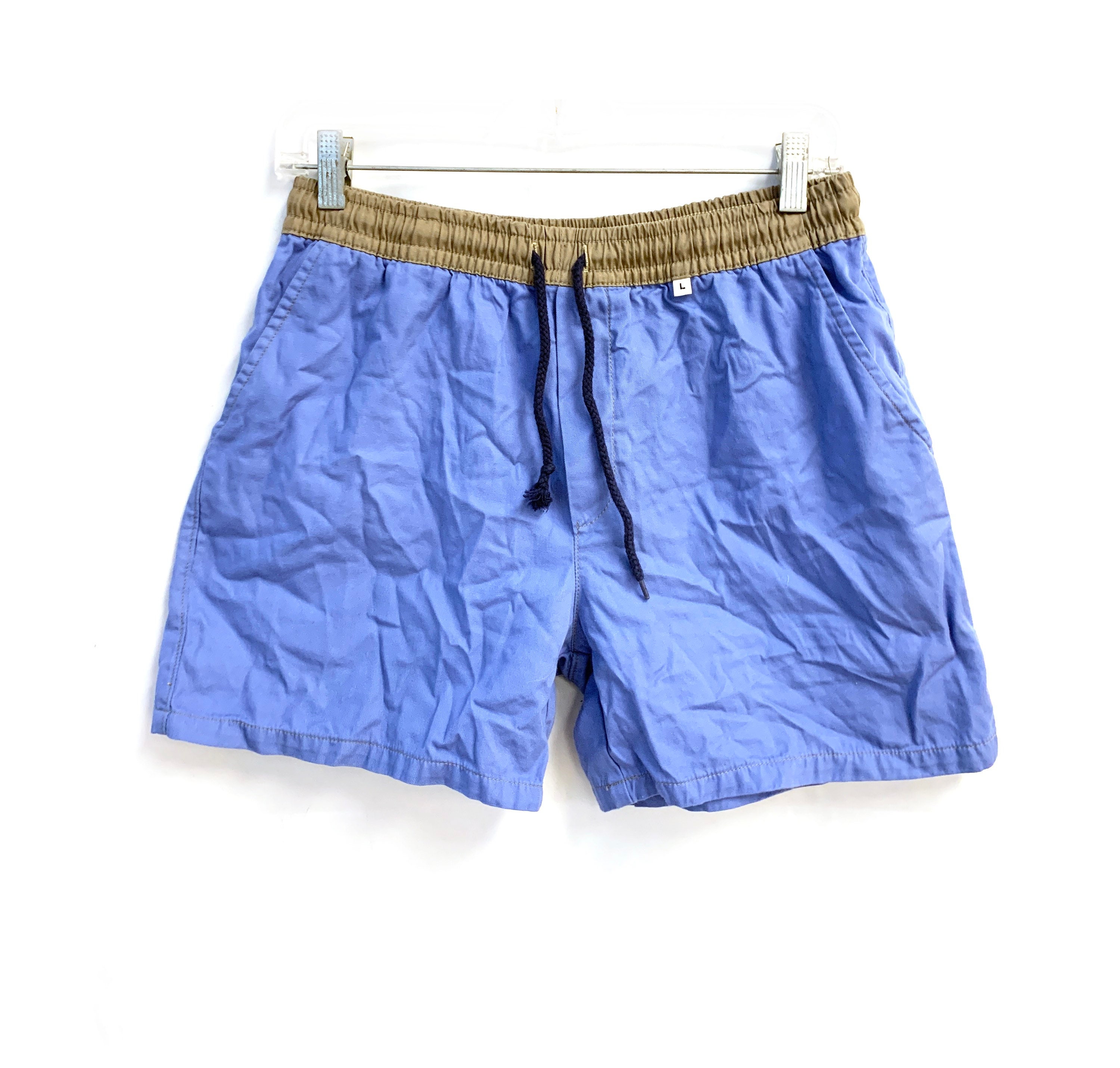 Vintage 80s Shorts Cotton Pull on Color 