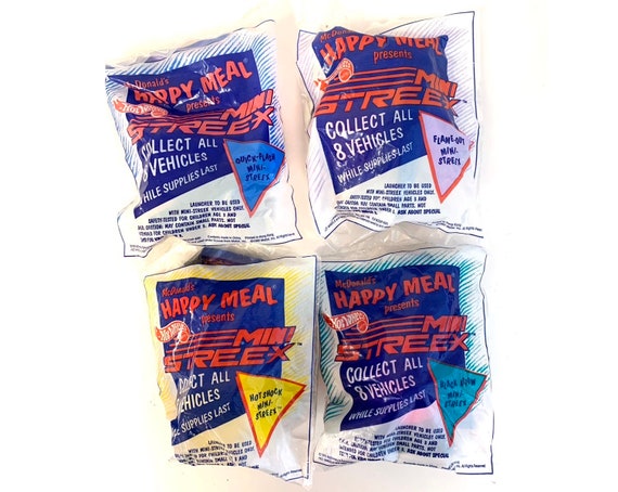 Vintage Mini Streex Happy Meal 1992 Air Pump Cars 90s Mcdonalds