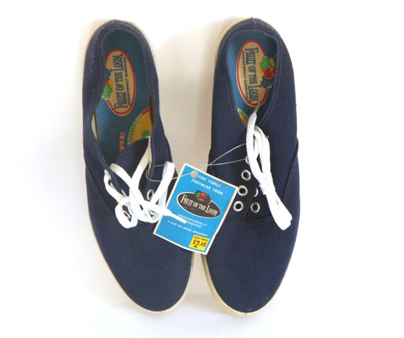 Vintage 60s Canvas tennis shoes fruit of the loom