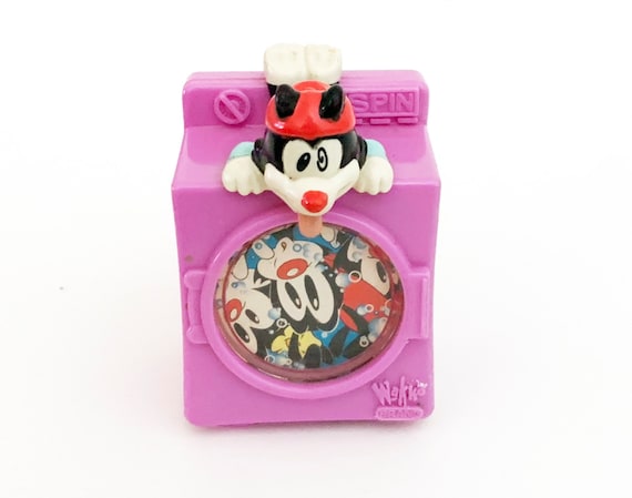 Vintage Animaniacs Toy Washing Machine 1998 90s Wendy's Happy Meal