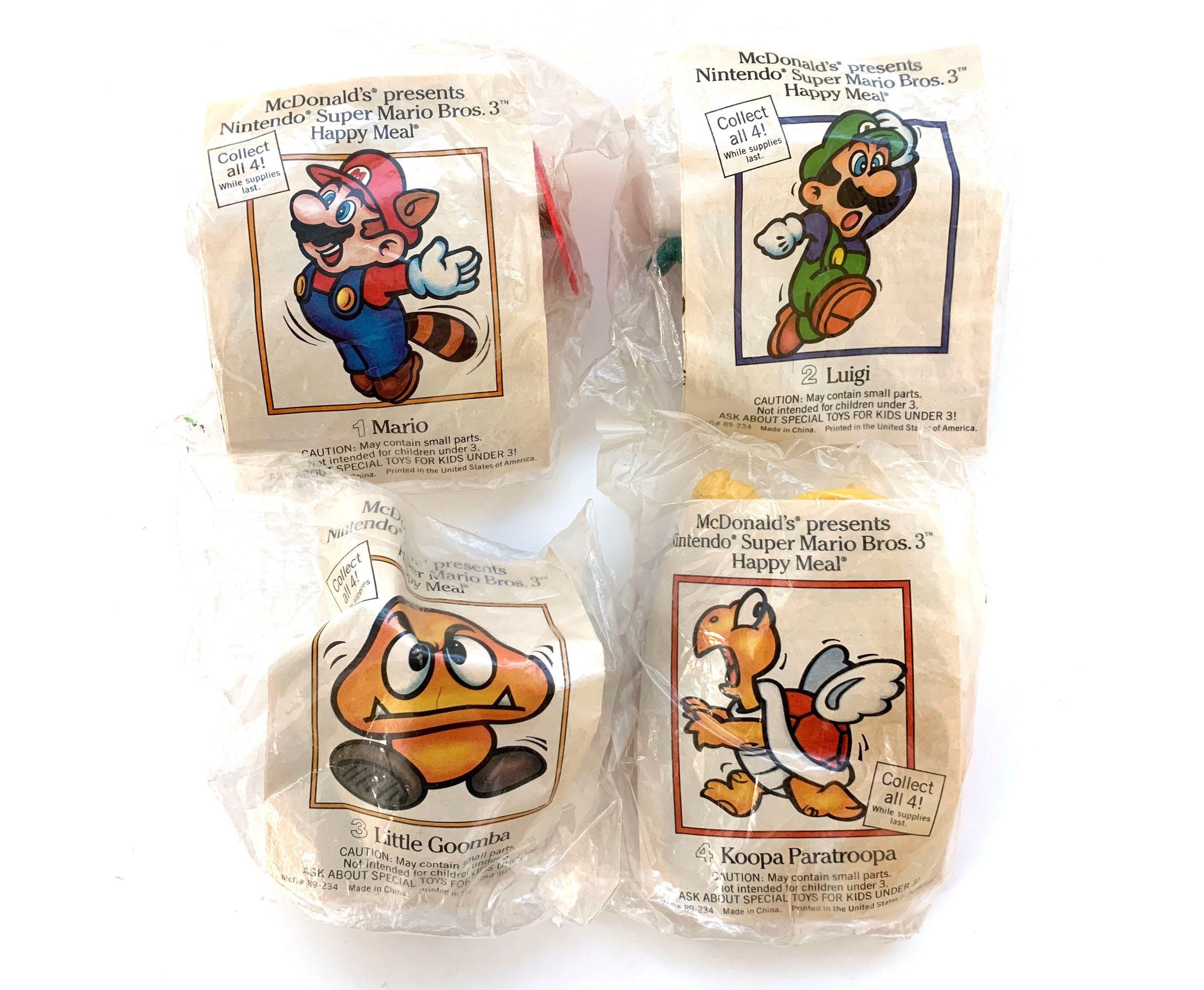 Vintage Nintendo Mario Bros Super Mario 3 Spielzeug Mcdonalds Happy Meal  1989 - .de