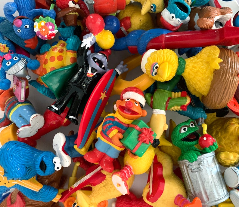 Vintage Sesame Street toy figures YOU PICK 80s 90s image 1