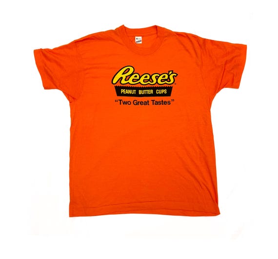 Vintage Reese's Tshirt Screen Stars Single Stitch Reeses Pieces Orange  Peanut Butter Cups Near Mint Vtg 80s Awesome!! - Etsy New Zealand