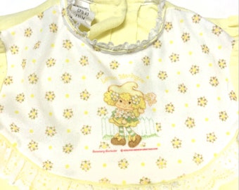 Vintage Strawberry shortcake collector's night gown girls size 14 Lemon Meringue 1982