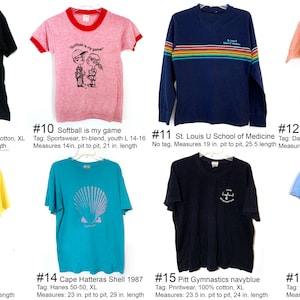Vintage tshirt 70s 80s you pick soft thin tee t shirt top image 4