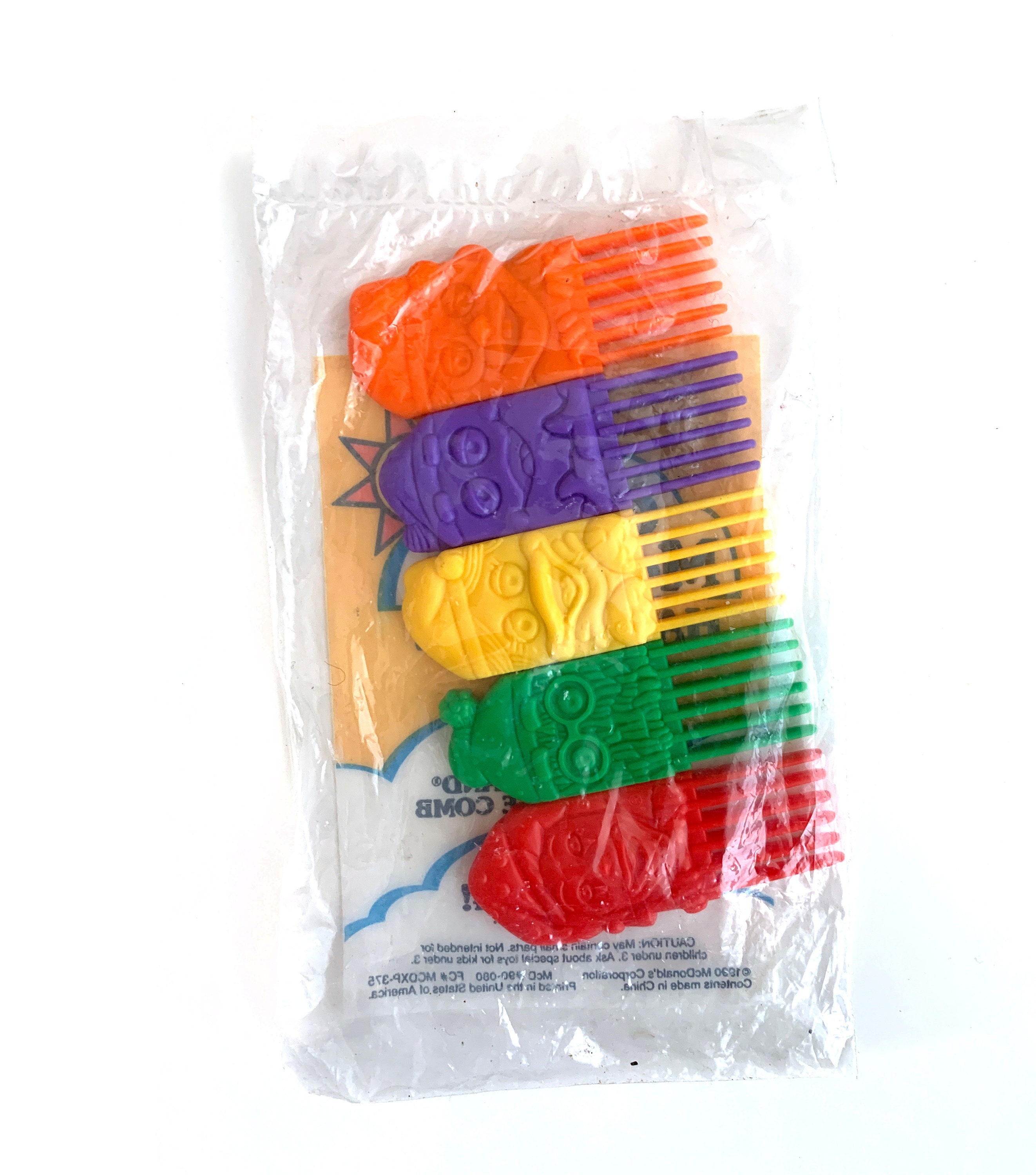 マクドナルド コーム 70.80年代 McDonald's Ronald “Vroomer Groomer” Plastic Comb