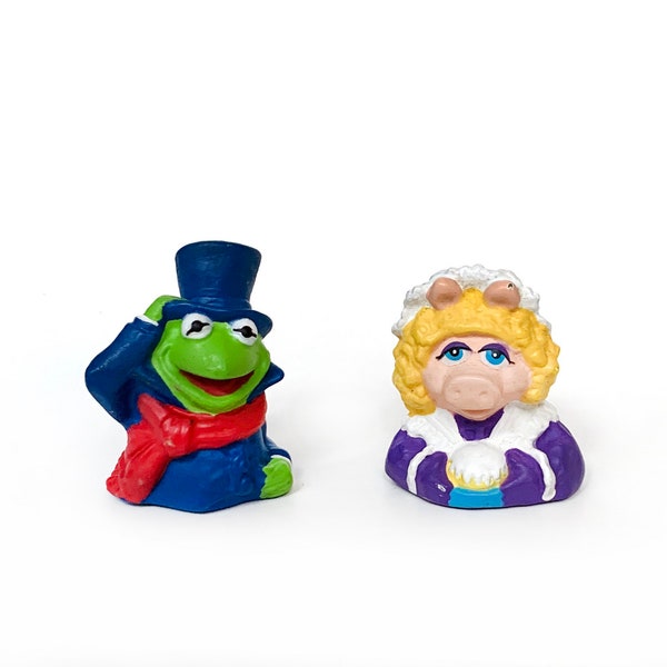 Vintage Muppets Christmas Carol figures toys Dakin Kermit Miss Piggy