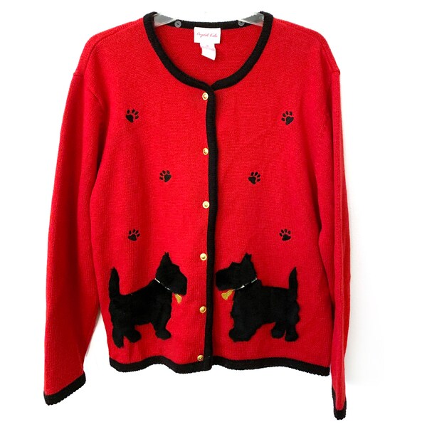 Scottie Dog Sweater Etsy