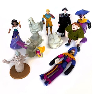 Hunchback Notre Dame lot toys figures disney lot of 10 vintage 90s