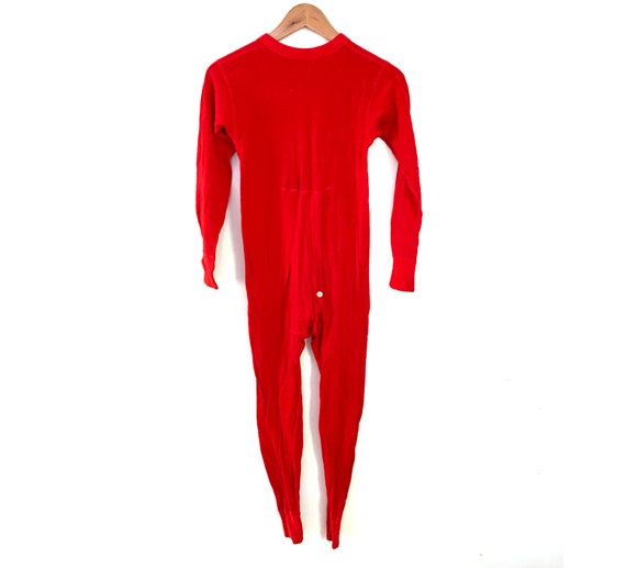 Vintage themal long john underwear 2 layer union suit… Gem