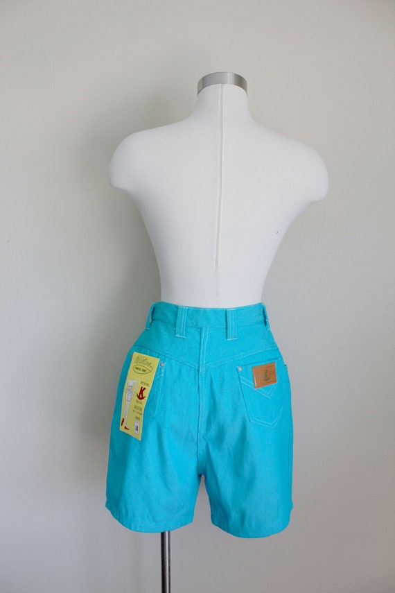 1960s Dead Stock Baby Blue Denim Shorts | New Old… - image 6