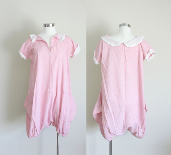 pink gingham playsuit