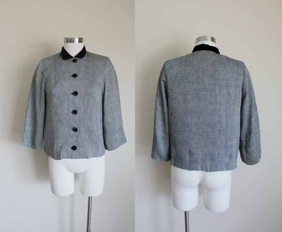 1950s Velvet Trim Jacket by Youth Guild New York |