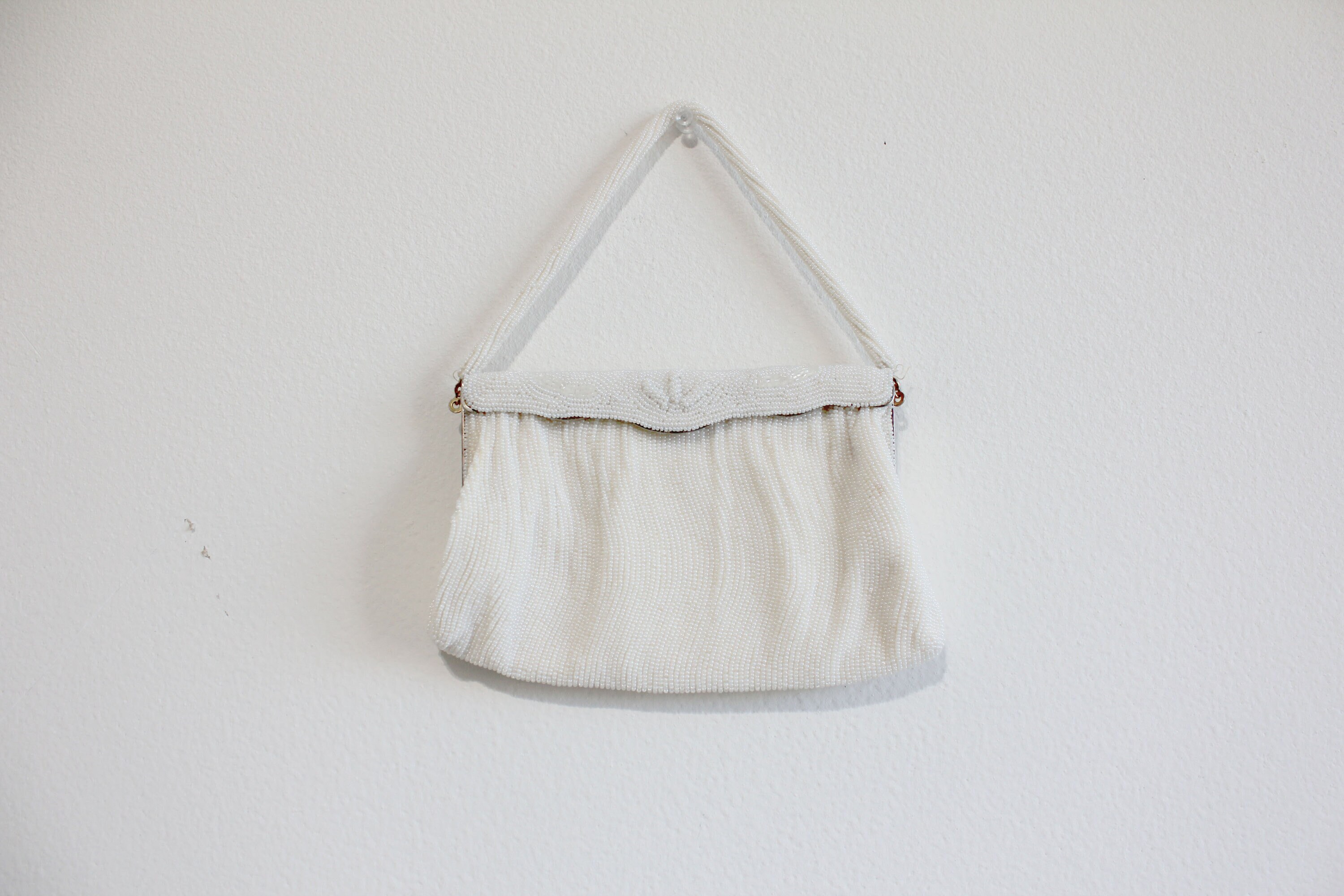 1960s Beaded Evening Clutch Purse by Walborg