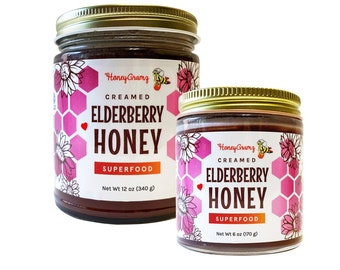 Organic Elderberry Honey