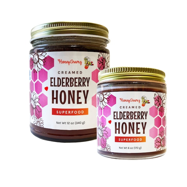 Organic Elderberry Honey