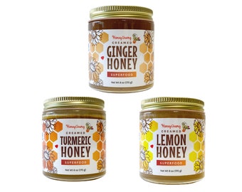 Superfood Creamed Honey Trio